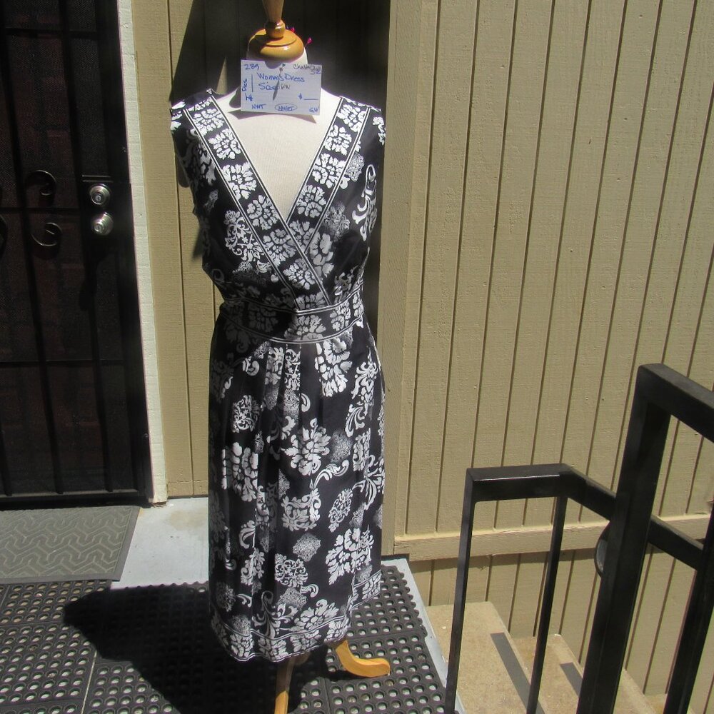 #289  NEW WOMEN'S 100% COTTON SUMMER DRESS BY CHARTER CLUB  (SIZE 16W)